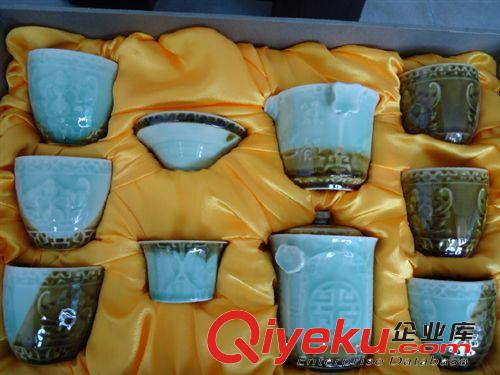 供應gd青瓷茶具、窯變青瓷茶具、陶瓷茶具、gd禮品茶具、茶具