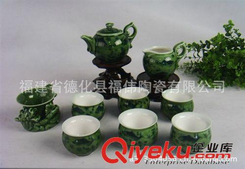 供應(yīng)活瓷茶具|茶具|10頭gd禮品茶具套裝|浮雕茶具|陶瓷茶具原始圖片2