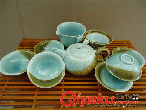 窯變青瓷茶具 gd茶陶瓷具禮品套裝 陶瓷茶具禮品 廠家直銷