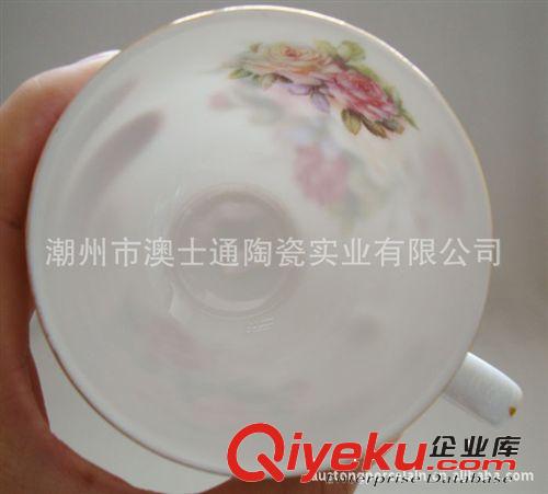 歐式陶瓷杯廠家直銷(xiāo)量大從優(yōu)可混批咖啡杯碟件套配匙tj促銷(xiāo)