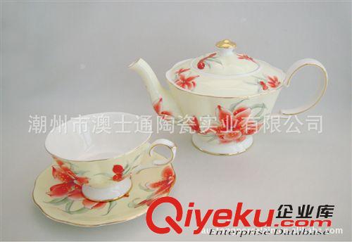 廠家直銷-gd陶瓷咖啡具，15頭茶具，強(qiáng)化骨瓷
