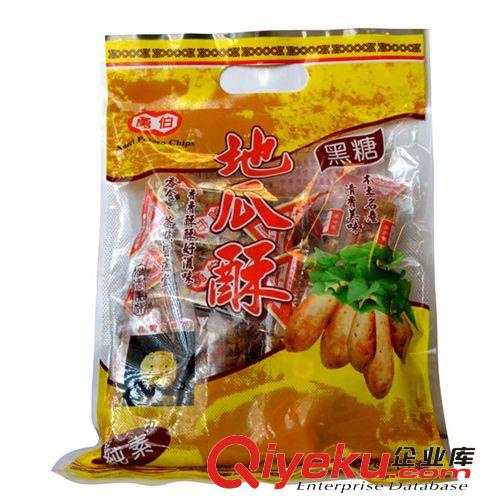 臺灣休閑食品 勇伯黑糖地瓜酥（袋裝）300g*6 進(jìn)口食品批發(fā)