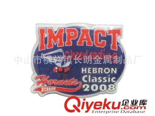 印刷滴膠精美徽章、外貿(mào)徽章、IMPACT紀(jì)念徽章