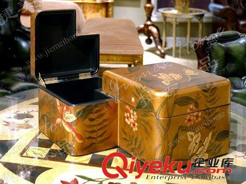 精品推薦 WD475-19 實木盒子 后現(xiàn)代軟裝配飾 gd室內(nèi)工藝品原始圖片3