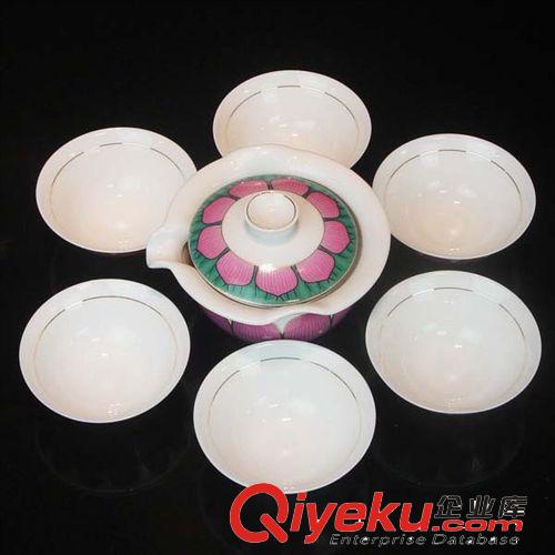 1雅誠窯zpgd潮汕中茶具/普洱蓋碗茶具/普耳茶具：盛世蓮花原始圖片2