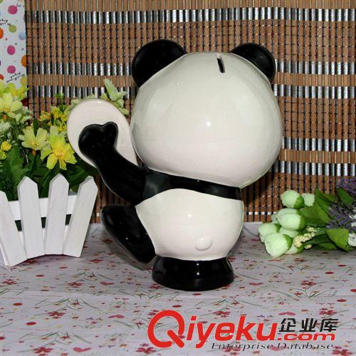 雅誠(chéng) 陶瓷禮品 陶瓷工藝品 禮盒 陶瓷動(dòng)物禮品 熊貓 儲(chǔ)錢罐特價(jià)原始圖片2