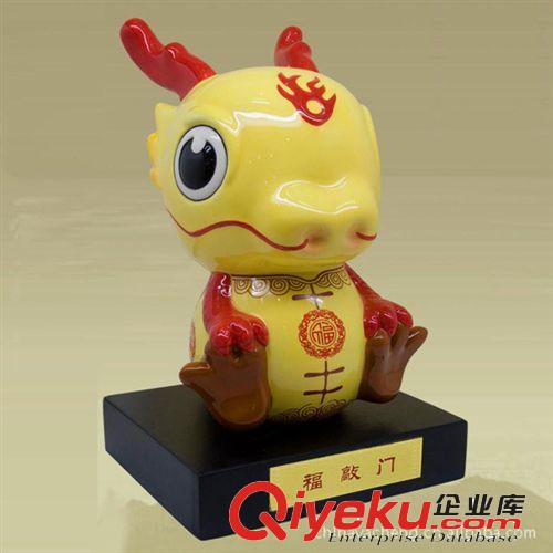 龍年新品 賀年禮品 2012新年商務贈品 高檔陶瓷賀歲產品 福敲門原始圖片2