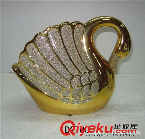 家居飾品  電鍍花插  紅酒架  天鵝擺件 精美時(shí)尚禮品 創(chuàng)意精品原始圖片2