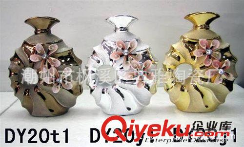 廠價直銷 貼貝殼gd工藝品 陶瓷花瓶  電鍍擺件 時尚家居用品原始圖片2