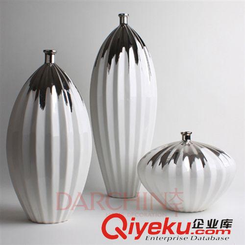 大千家居 創(chuàng)意家居工藝品 陶瓷飾品 家居擺件 現(xiàn)代風(fēng)格 電鍍陶瓷原始圖片2
