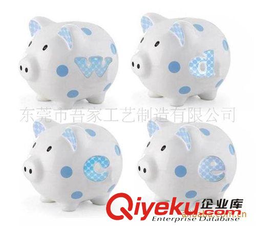 陶瓷豬儲蓄罐，存錢罐，儲錢罐，工藝品，生肖禮品，piggy bank