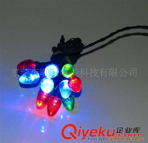 供應(yīng)LED室內(nèi)外裝飾燈串 節(jié)慶燈彩裝飾  草莓型禮品裝飾燈原始圖片3