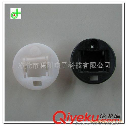供應(yīng)29毫米超小設(shè)計2顆ag13環(huán)保圓形電池盒 玩具塑料配件原始圖片2