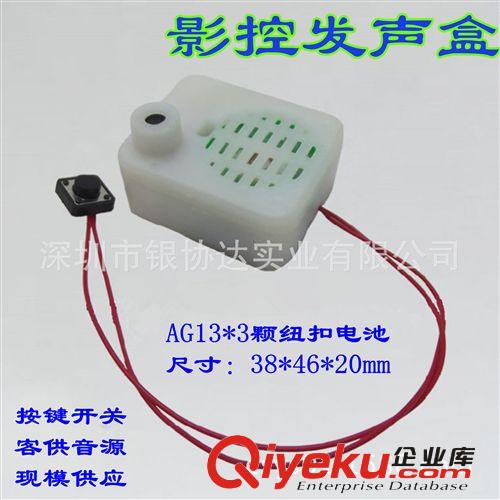 長方形10秒電子錄音配件 電子禮品玩具錄音器 毛絨玩具發(fā)聲盒原始圖片3