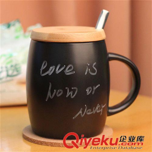 2013年創意陶瓷蓋杯，帶木蓋陶瓷馬克杯，典雅帶木蓋陶瓷馬克杯原始圖片3