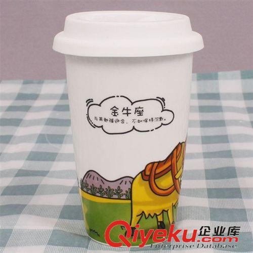廠家定做2014 十二星座馬克禮品杯，星座咖啡杯原始圖片3
