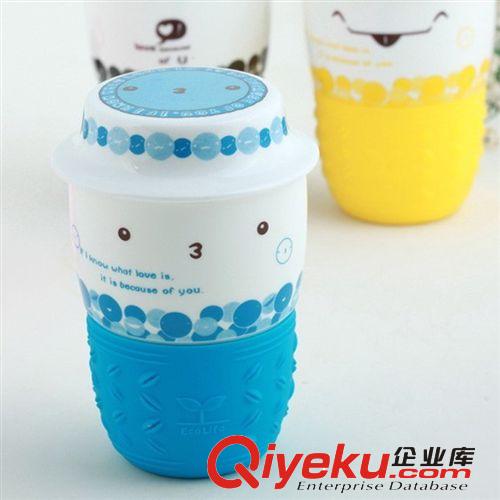 供應(yīng)趣味陶瓷杯 紐扣杯 陶瓷水杯 創(chuàng)意時(shí)尚禮品杯 多色 紅色款原始圖片2