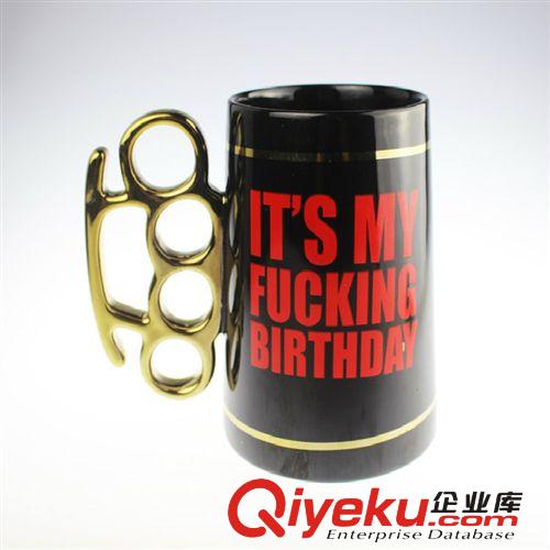 創(chuàng)意陶瓷水杯 大號(hào)啤酒杯 拳擊手握杯 廠(chǎng)家直銷(xiāo) tj甩賣(mài)原始圖片3