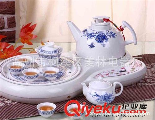 美祺玉瓷茶藝套裝  電茶壺 禮品茶藝   電壺  茶具   廠家直銷