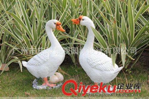 tj定制仿真動物雕塑 玻璃鋼雕塑 別墅公園綠地水鴨鴨子雕塑