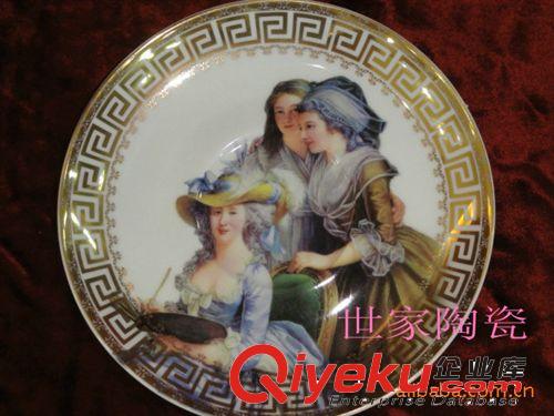 gd骨質(zhì)瓷皇室人物咖啡具杯碟禮品套裝 奢華皇室陶瓷禮品餐具原始圖片3