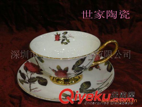 歐式時尚咖啡對杯禮品套裝，外貿咖啡對杯套裝，暢銷骨瓷咖啡杯原始圖片2
