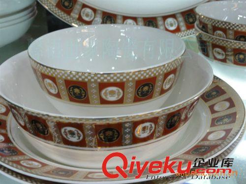 紅梅46件中餐具，gd骨質瓷禮品餐具，品牌zp實用暢銷餐具套裝原始圖片3