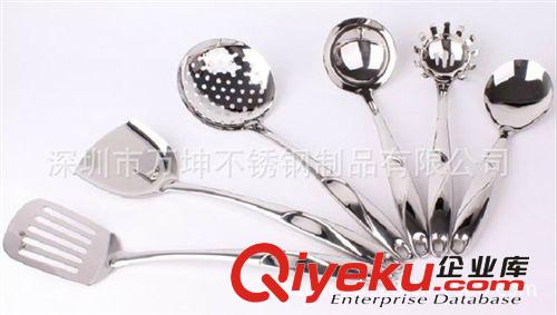 七件套不銹鋼精品廚具/無磁空心柄廚具套裝/高檔家居禮品原始圖片3
