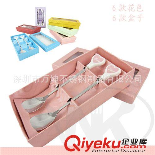 廠家【小額批發(fā)】環(huán)保便攜三件套餐具,心形勺叉環(huán)保旅行餐具