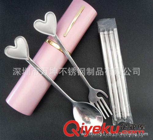 混批便攜3件套餐具(勺叉筷3件套禮品套裝)