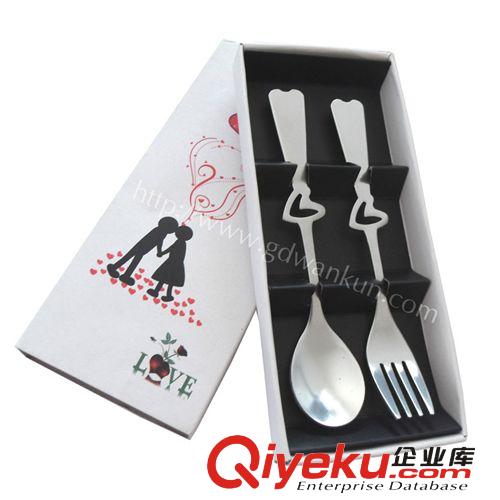 廠家供應翻蓋式3件套塑柄兒童餐具套裝