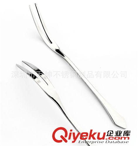 時(shí)尚環(huán)?？Х炔媾l(fā)/gd不銹鋼材質(zhì)的果叉原始圖片2