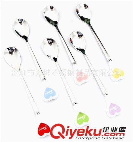 創(chuàng)意心形勺,不銹鋼情侶餐具批發(fā)