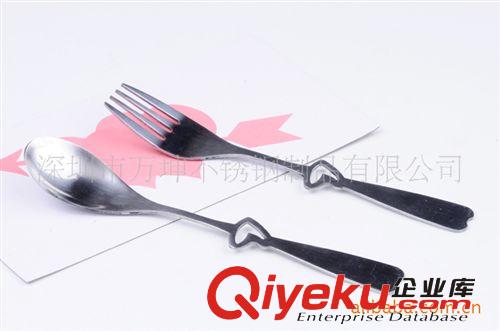 創(chuàng)意心形勺,不銹鋼情侶餐具批發(fā)原始圖片2