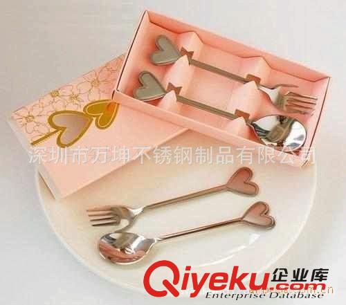 深圳廠家直銷龍年春節(jié)情人節(jié)禮品餐具之心之約心形對勺|勺子原始圖片3