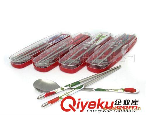 不銹鋼筷子,布包折疊筷,便攜餐具套裝,廣告禮品