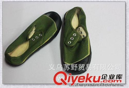 廠家直銷庫存3517正品兒童戶外橡膠耐磨純色軍訓解放鞋原始圖片2