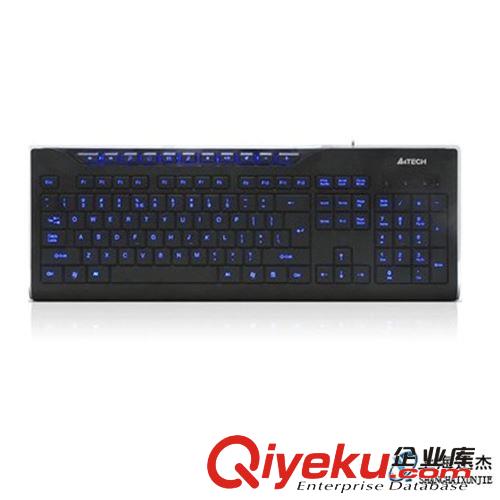 雙飛燕（A4TECH ）WK-310 月藍(lán)光超薄鍵盤 有線鍵盤 游戲鍵盤