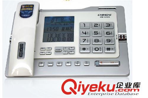 供應中諾電話機 G026 來電報號 黑名單 雙接口 時尚 座機原始圖片3