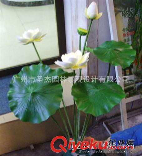 仿真荷花 四川成都今年各場(chǎng)所主推爆款室內(nèi)外仿真植物荷花系列