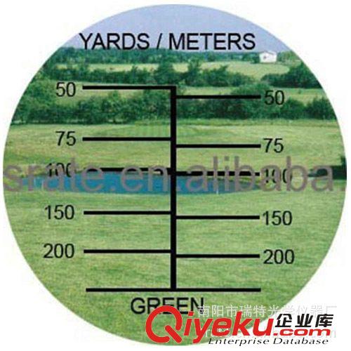 供應(yīng)10x25高爾夫望遠(yuǎn)鏡 帶分劃板 測(cè)距范圍200m/200yards原始圖片3