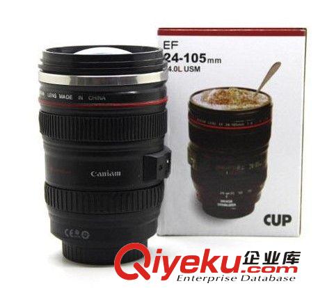 佳能鏡頭杯 禮品杯單反防漏保溫杯 個(gè)性不銹鋼創(chuàng)意杯原始圖片3