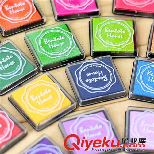 韓版文具 可愛彩色DIY印泥 手指畫印泥 20款選 黑色卡紙不適用原始圖片2