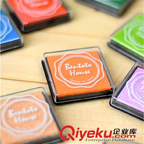 韓版文具 可愛彩色DIY印泥 手指畫印泥 20款選 黑色卡紙不適用原始圖片3