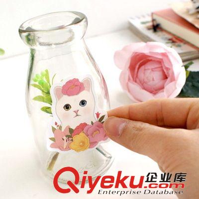 韓國貼紙 可愛JETOY fungoo紙質(zhì)裝飾貼紙 日記相冊裝飾貼紙 4款選原始圖片3