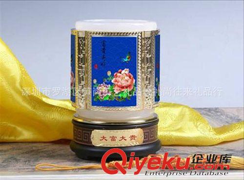 ［廠家直供］景泰藍(lán)筆筒 大富大貴筆筒 玉石工藝品 gd商務(wù)禮品