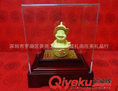 【廠家直供】qcjb絨金蛇年工藝禮品