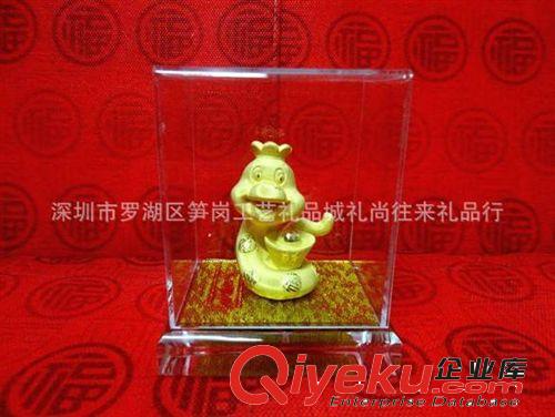 【廠家直供】好福氣蛇 絨沙金蛇年禮品 絨沙金工藝品 禮品擺件