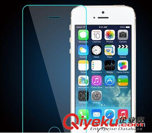 蘋(píng)果5鋼化玻璃膜 iphone5鋼化膜5S保護(hù)膜iphone5s手機(jī)貼膜 5S貼膜