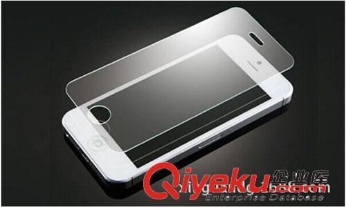 玻璃膜 蘋果iphone5/5s手機(jī)貼膜 鋼化玻璃膜批發(fā)  玻璃膜原膜原始圖片2